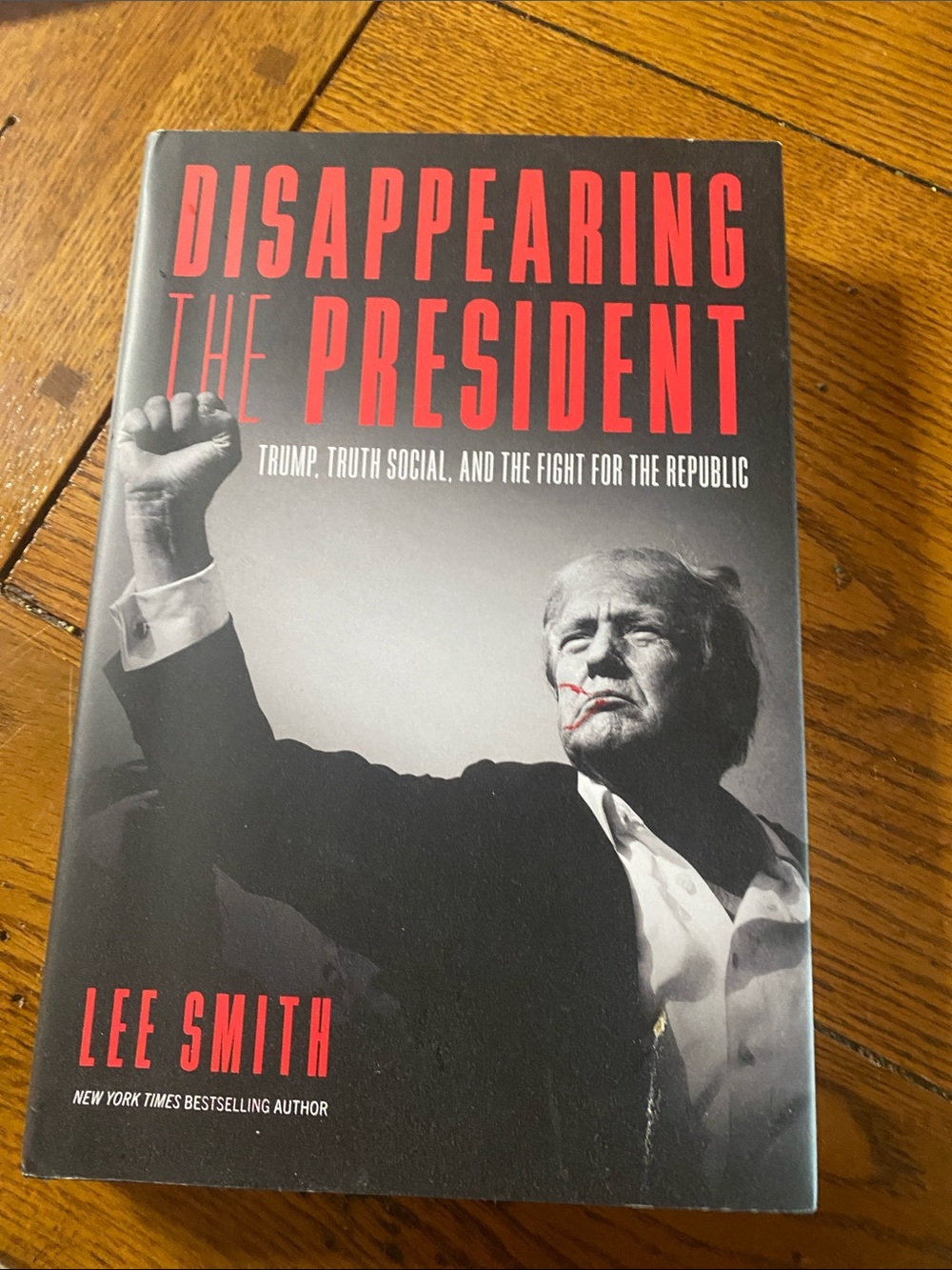 Disappearing the President - Black & Red Hardcover Book